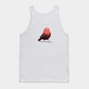 Pink Throated Twinspot Bird Tank Top